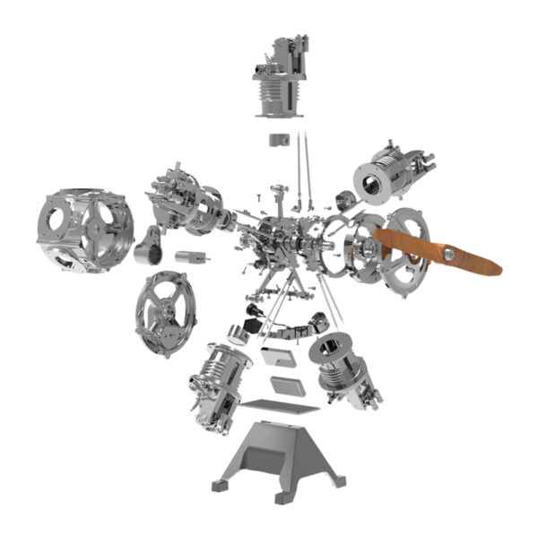 Moteur radial d'avion 5 cylindres complet en kit - Maquette technique motorisée de 230 pièces