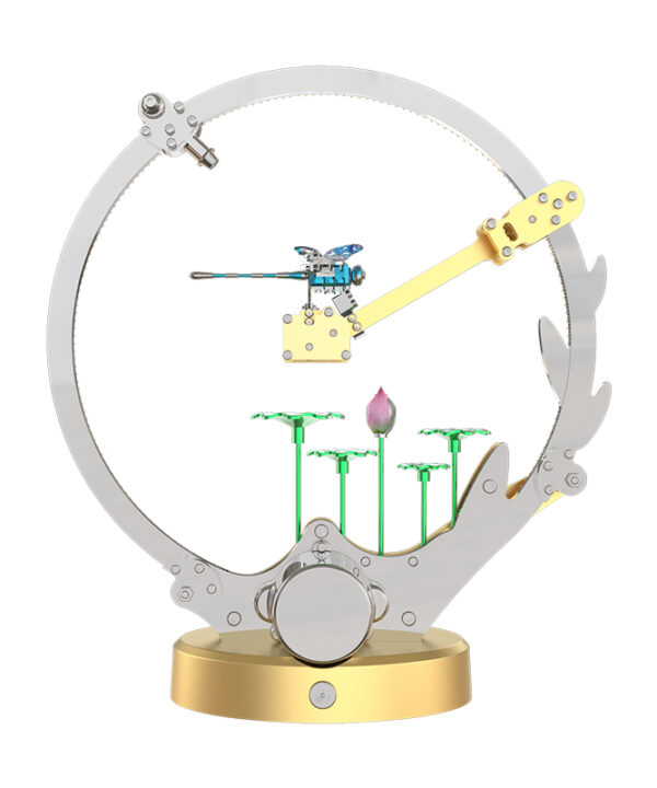 Libellule mécanique complète en kit - Maquette technique motorisée de 100 pièces