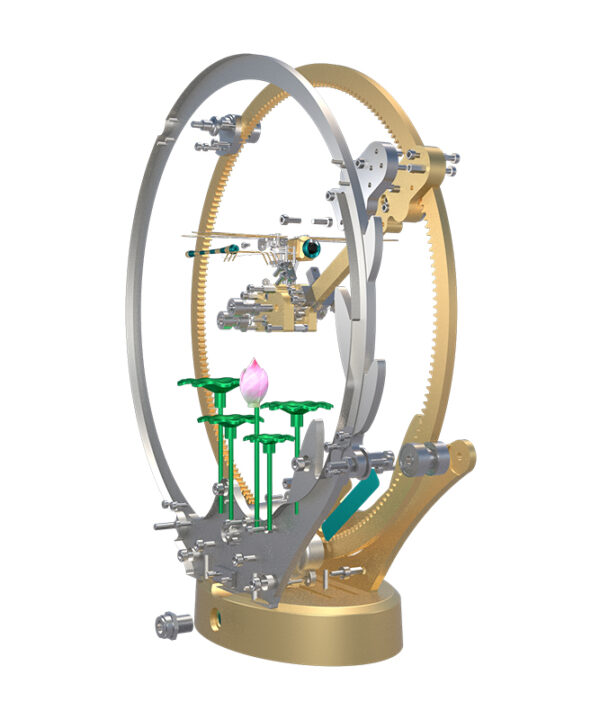 Libellule mécanique complète en kit - Maquette technique motorisée de 100 pièces