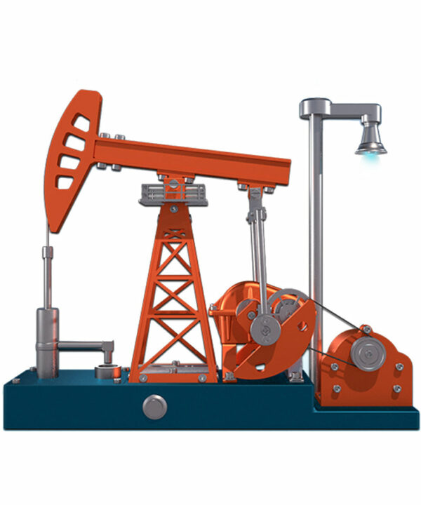 Pompe d'extraction de pétrole complète en kit - Maquette technique motorisée de 219 pièces