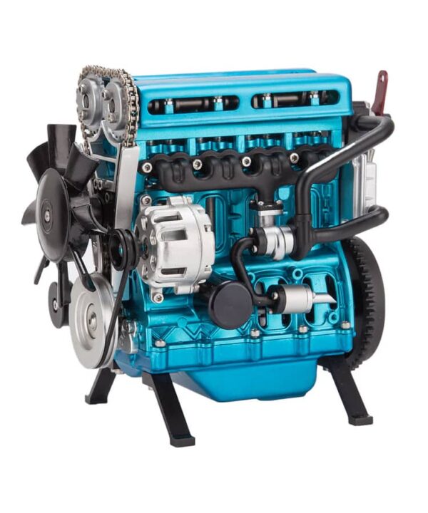 Moteur miniature 4 cylindres L4 Turbocompressé complet en kit - Maquette technique motorisée de 364 pièces